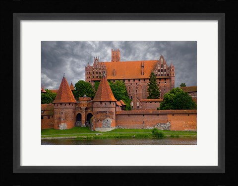 Framed Poland, Malbork Medieval Malbork Castle Print