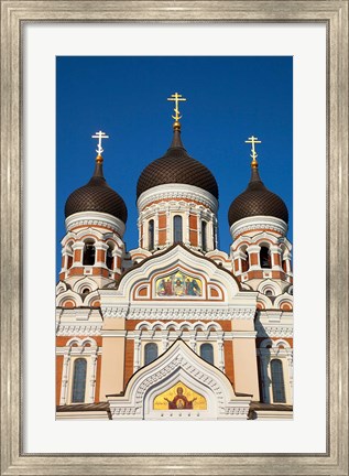 Framed Estonia, Tallinn View Of Alexander Nevsky Cathedral Print