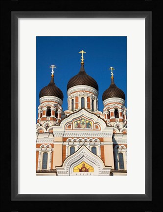 Framed Estonia, Tallinn View Of Alexander Nevsky Cathedral Print