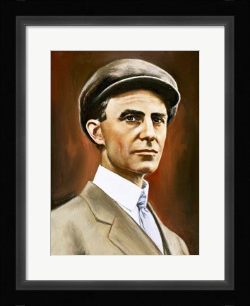 Framed Wright, Wilbur (1867-1912) Print