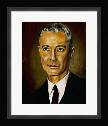Framed Oppenheimer, Julius Robert (New York, 1904-Princeton, 1967) Print