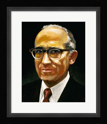 Framed Salk, Jonas (1914-1995) Print