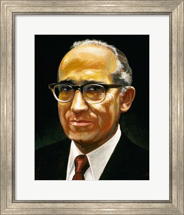 Framed Salk, Jonas (1914-1995) Print
