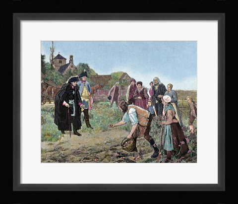 Framed Frederick The Great (1712-1786) Print