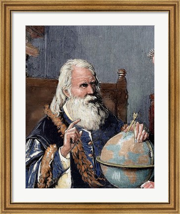 Framed Galileo Galilei (1564-1642) Print