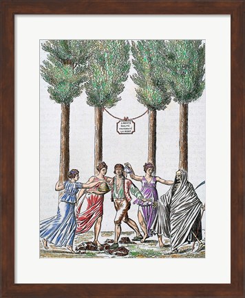 Framed Allegory Of The French Revolution French Print