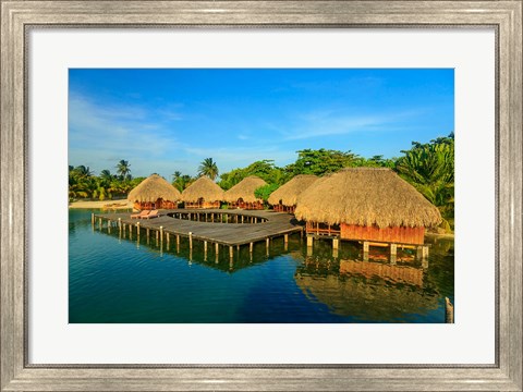 Framed Resort, Belize Print