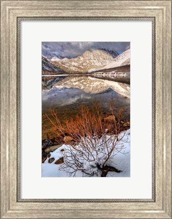 Framed California, Sierra Nevada Range Spring Snow At North Lake 2 Print