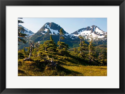 Framed Mount Eccles Near Cordova, Alaska Print