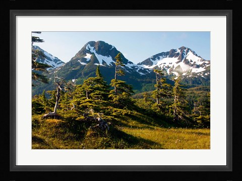 Framed Mount Eccles Near Cordova, Alaska Print