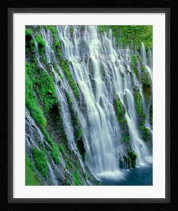 Framed Burney Falls, California Print