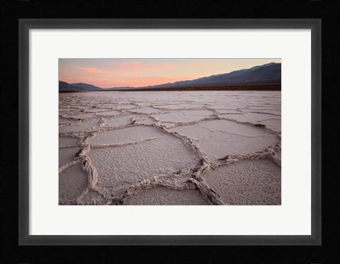 Framed California, Death Valley Salt Flats Print