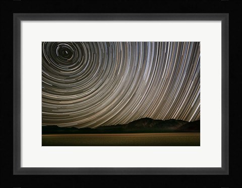 Framed California, Death Valley Star Streaks Print
