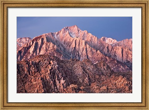Framed California, Alabama Hills, Eastern Sierra Nevada Mountains Print