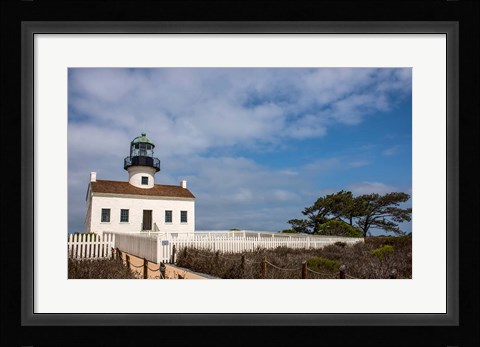 Framed Old Point Loma Lighthouse Print