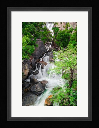 Framed Cascade Creek, California Print