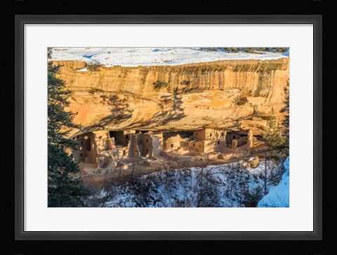 Framed Spruce Tree House, Mesa Verde National Park Print