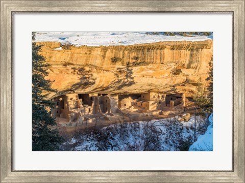 Framed Spruce Tree House, Mesa Verde National Park Print