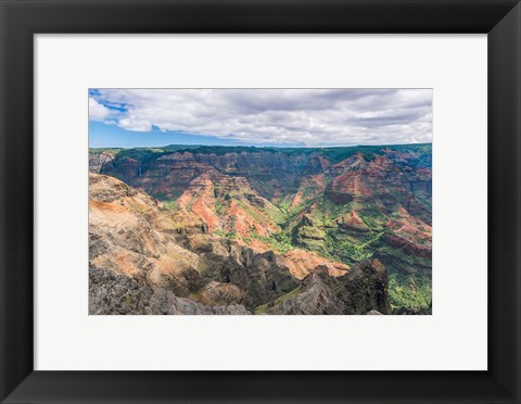 Framed Waimea Canyon, Kauai, Hawaii Print
