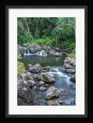 Framed Limahuli Garden And Preserve, Kauai, Hawaii Print