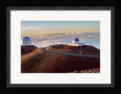 Framed Mauna Kea Observatory Hawaii Print