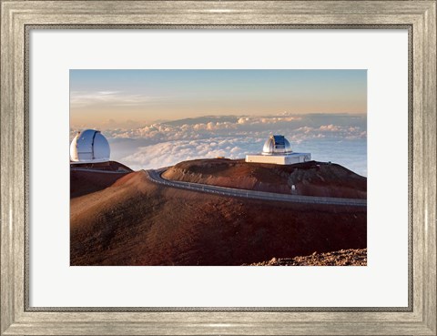Framed Mauna Kea Observatory Hawaii Print