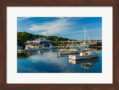 Framed Perkins Cove, Maine Print