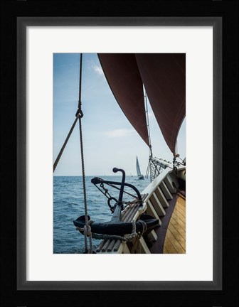 Framed Annual Schooner Festival, Anchor, Massachusetts Print