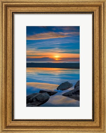 Framed Cape May Sunset, New Jersey Print