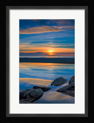 Framed Cape May Sunset, New Jersey Print