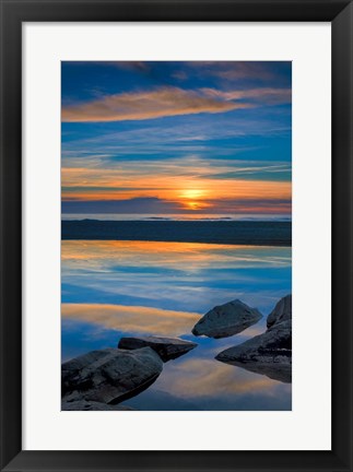Framed Cape May Sunset, New Jersey Print