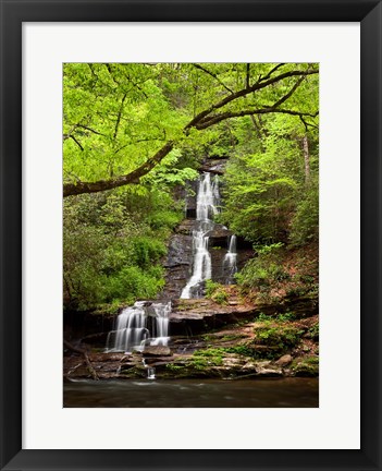 Framed Tom Branch Falls, North Carolina Print
