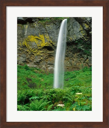 Framed Elowah Falls, Oregon Print