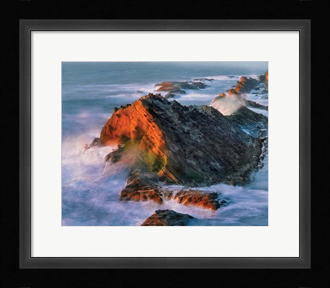 Framed Shore Acres State Park Sunset, Oregon Print