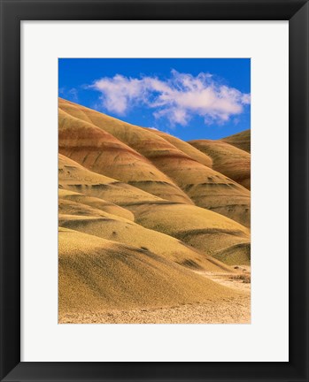 Framed Painted Hills Unit, John Day Fossil Beds National Monument, Oregon Print