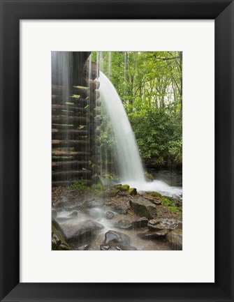 Framed Water Coursed Through Mingus Mill Print
