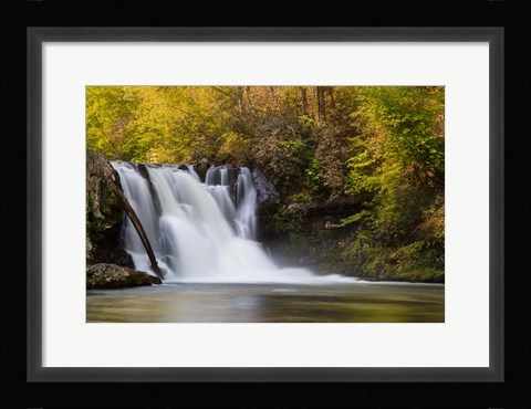 Framed Abrams Falls Landscape, Great Smoky Mountains National Park Print