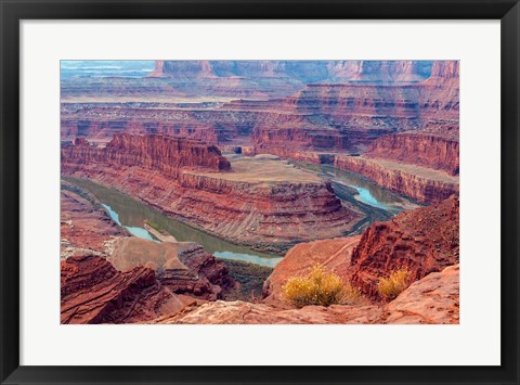 Framed Colorado River Gooseneck Formation, Utah Print