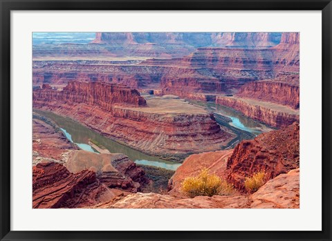 Framed Colorado River Gooseneck Formation, Utah Print