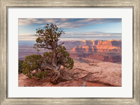 Framed Sunrise At Dead Horse Point State Park, Utah Print