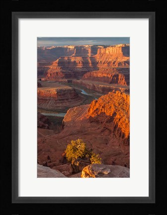 Framed Sunrise On The Colorado River, Utah Print