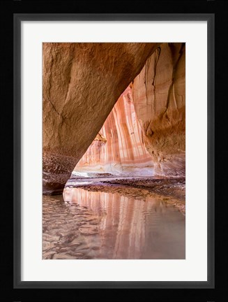 Framed Slide Arch In Paria Canyon, Utah Print