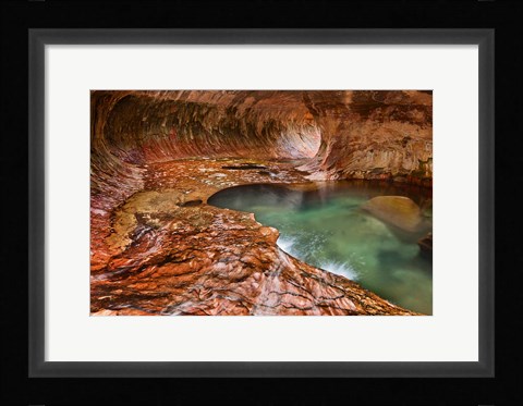 Framed Subway, Zion National Park, Utah Print
