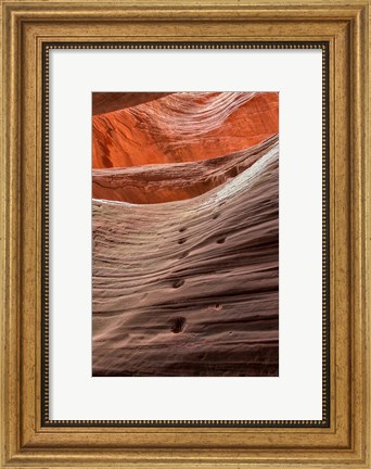 Framed Red Canyon, Moki Steps, Zion, Utah Print