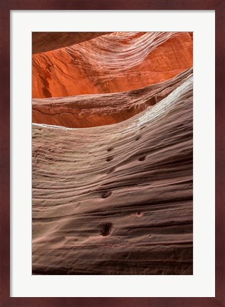Framed Red Canyon, Moki Steps, Zion, Utah Print