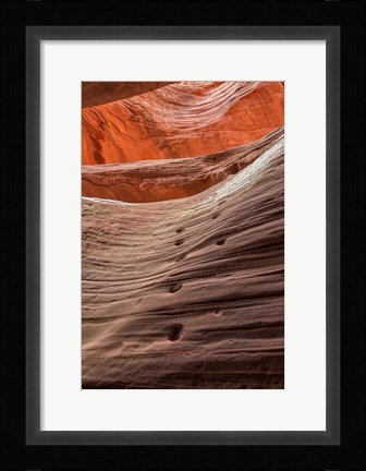 Framed Red Canyon, Moki Steps, Zion, Utah Print