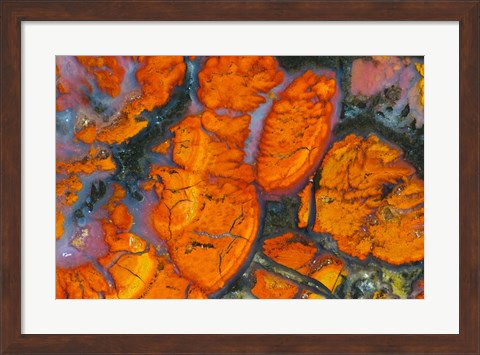 Framed Wingate Pass Agate Print