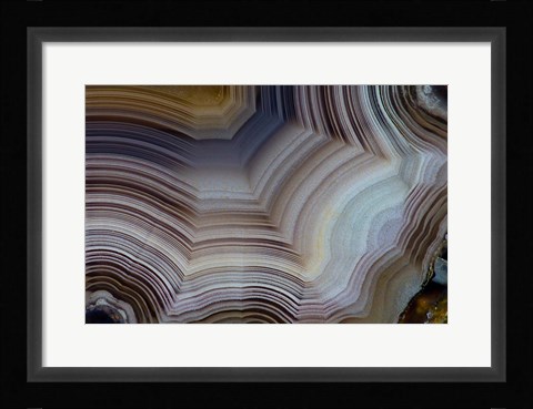 Framed Banded Agate III Print