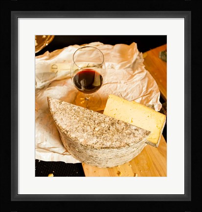 Framed Wine And Artisanal Cheese Event At A Tasting Room Print
