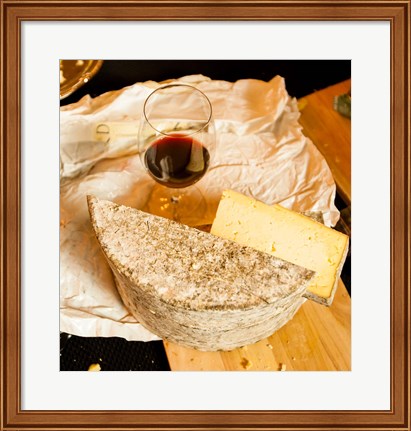 Framed Wine And Artisanal Cheese Event At A Tasting Room Print